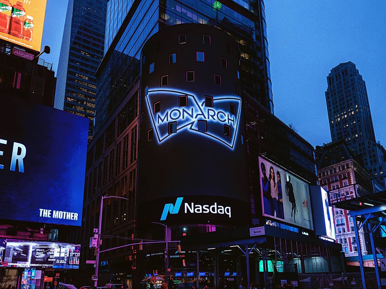 Monarch Celebrates NASDAQ Billboard Inclusion, Announces Plans for Further International Expansion